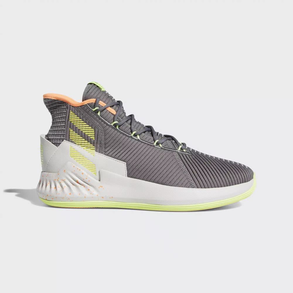 Adidas D Rose 9 Tenis De Basketball Grises Para Hombre (MX-33551)